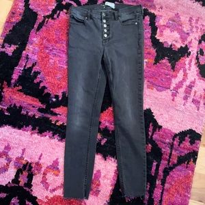 Free People black skinny jeans